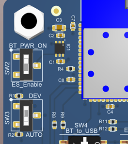 Hardware settings for Bluetooth communication