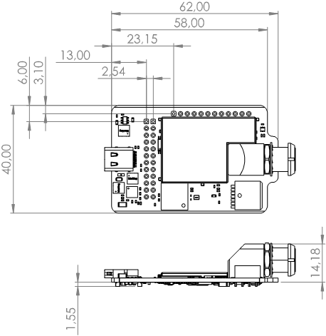 EmStat4M Dimensions