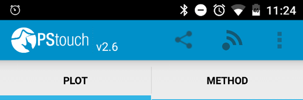 PSTouch Bluetooth connection