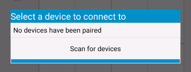 PSTouch scan for devices