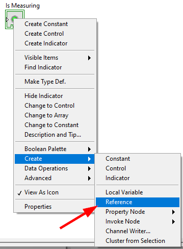 Create reference to boolean