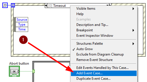 Add event case