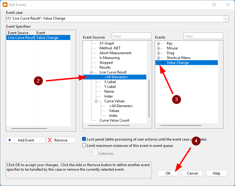 Add event on value change